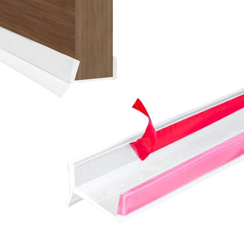 YushengTai Abdichtungsprofil für Küchensockel, 2m Sockelleiste Küche, Sockelleiste Selbstklebend, Weichsockelleiste für Bad, Küche, Schlafzimmer