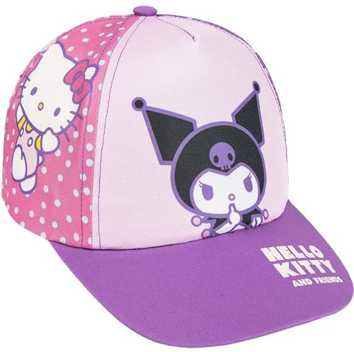 CERDÁ LIFE'S LITTLE MOMENTS Diseño Exclusivo Y Licencia Oficial – Gorra Hello Kitty Niños Y Cómoda para Uso Diario Basco, Multicolore, Taglia Unica Unisex-Bambini e Ragazzi