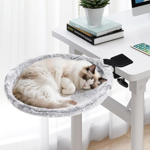 Uross Desk Cat Bed-Grey