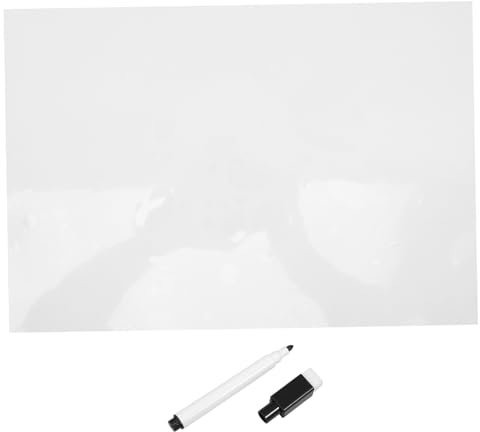 DOITOOL 1 Set Adesivi per lavagna cancellabili lavagna adesiva lavagna bianca appiccicosa carta da parati cancellabile a secco lavagna bianca cancellabile a secco pellicola lavagna