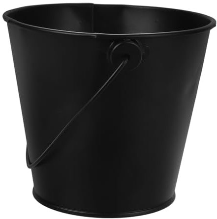 BESTonZON Seau à Huile pour Barbecue Accessoire de Grill Seau d'Égouttage en Blanc Récupérateur de Graisse pour Extérieur aux Températures Élevées Facile à Nettoyer