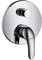 hansgrohe Focus E Unterputz Wannenarmatur, für 2 Funktionen, Chrom