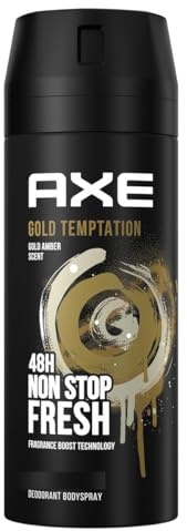 3er Pack - Axe Men Deodorant/Bodyspray Gold Temptation - 150 ml
