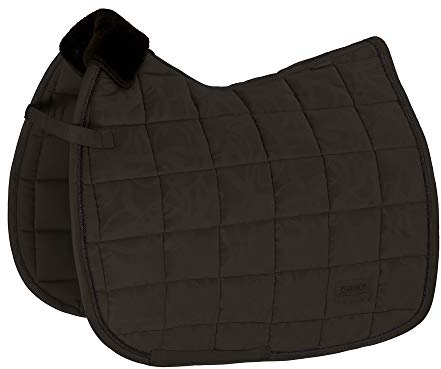 Eskadron Platinum Velvet Stamp Schabracke Greige oder havannabrown, Größe:Vielseitigkeit (VS), Farbe:havannabrown