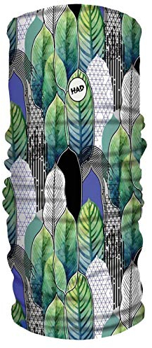 Had Printed Fleece Tube Grün - Leichtes warmes Fleece Multifunktionstuch, Größe One Size - Farbe Siggi