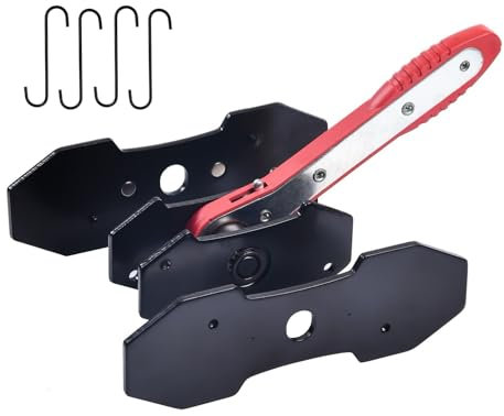 DHA Ratchet Brake Caliper Piston Spreader Press Rewind Tool, Brake System Expander Wrench Compressor with 4 Hooks