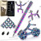 Tigerhu Fidget Pen, Magnetischer Kugelschreiber, Magnet Stift, Lustig Multifunktions Magnetstift, Stressabbau Druckkugelschreiber für Männer, Frauen, Kinder, Vatertagsgeschenk