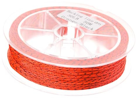Flyline Backing 20 lb 30 lb öringsfack med låg friktion – smidig kaststöddina, flugfiske ryggsnöre, hållbara saltvatten-sötvatten-fisketillbehör, precisionstjocklek