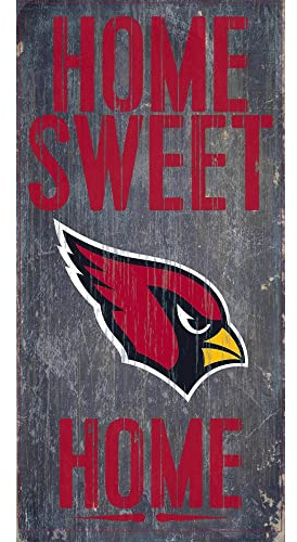 Fan Creations Arizona Cardinals Schild Home Sweet Home, 15,2 x 30,5 cm