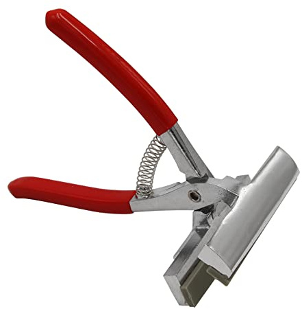 Pince de serrage de 12 cm - Tendez facilement la toile | Tissu | Cuir | Toile DIY Châssis Tapisserie Canvas Pliers Pince en aluminium avec poignée caoutchoutée et ressort amovible Paintersisters