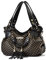 NICOLE & DORIS Handtasche Damen Retro Schultertasche Weiche PU Leder Retro Shopper Tasche Hobo Henkeltasche Groß Umhängetasche Bedruckte Tragetasche für Alltag, Schule,Reise Schmetterling Schwarz