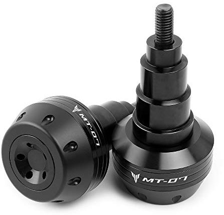 TREONK Sturzpads Rahmenschutz Sturzschutz Frame Sliders Motorrad für MT07 MT-07 MT 07 2015-2023 2024(schwarz)