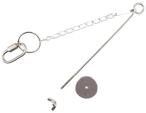 Folpus Altalena per, Giocattoli, mangiatoia per Verdure, Flessibile, per, Frutta, spiedino per Cibo, Regalo per Animali Domestici, pappagalli, M