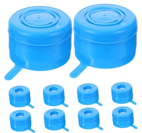 VALICLUD 10piezas Tapa De Agua Embotellada Reusable Tapa De Plástico Tapa Antisalpicaduras para Jarra De Agua De Sellado para Botella De Suministro para Jarra De Uso Cocina o Despacho