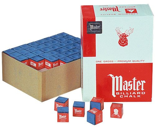 tiza de billar Master azul, 144er