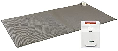 Smart Caregiver Wireless Floor Mat Alarm & Monitor, Bed Exit Monitoring