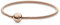 PANDORA Moments Mesh-Armband aus 14 Karat rosévergoldeterr Metalllegierung mit geprägter Kugelschließe, kompatibel mit Charms und Anhängern aus der Moments Kollektion, Größe: 17cm