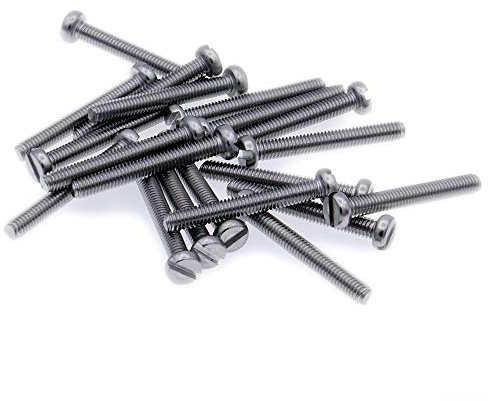 M5 (5mm x 70mm) Slot Cheese Machine Screw (Bolt) - Stainless Steel (A2) (Pack of 20)