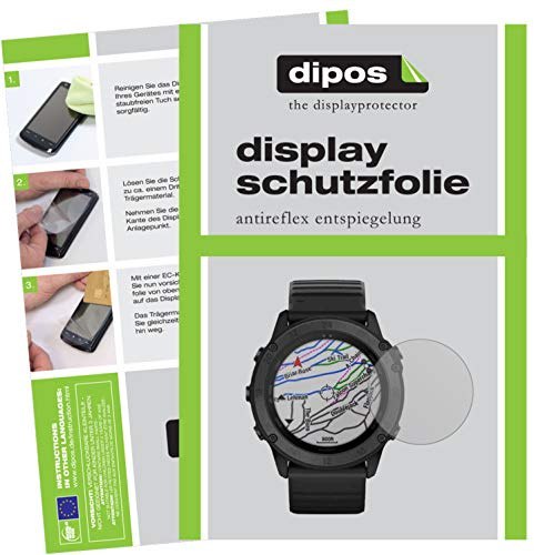 dipos I 5X Schutzfolie matt kompatibel mit Garmin tactix Delta Displayschutz-Folie