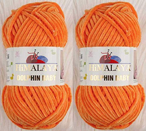 Himalaya Yarn Super Bulky Baby Yarn 2 Skeins 264 Yards 2x100gram Polyester