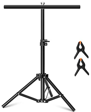 Selens 70x102 cm en forma de T, soporte de telón de fondo, postes de apoyo, fotografía con clips de abrazadera, accesorios de producto, fotografía de estudio fotográfico