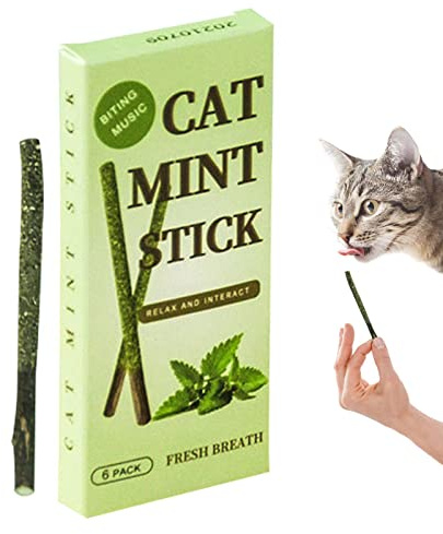 smashing Cat Chew Sticks - Catmint Silvervine Blend, Cat Chew Toys For Kittens Teeth Cleaning - Cat Chews Catnip Sticks Teeth Cleaning Cat Sticks For Cats Of All Ages