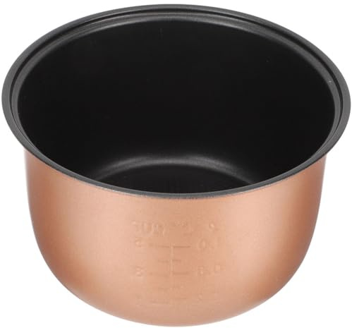 PRETYZOOM Non-Stick Rice Cooker Inner Pot Replacement 8.27In Aluminum Alloy Cooker Liner Pot Household Electric Rice Accessory