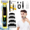 Rasoir humide et sec pour tout le corps, Full Body Washed Wet And Dry Shaver, Rasoir electriques hommes lavage complet du corps double rasage humide et sec rasoir rotatif pour le visage étanche et sec