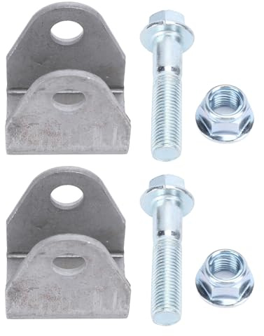 2 Pezzi Staffa per Ammortizzatore, Staffa di Montaggio per Ammortizzatori a Raggio Stretto con Vite, Supporto per Adattatore Ammortizzatore per La Maggior Parte delle Biciclette