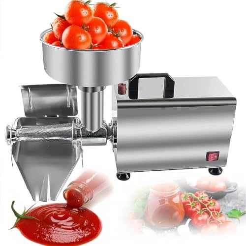 Macchina elettrica del colino del pomodoro, pressa dell'alimento dell'acciaio inossidabile per la preparazione di salse fatte in casa da frutta come fragole e mirtilli
