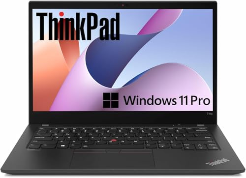 Lenovo Thinkpad T14s Gen 2 Ordinateur Portable Professionnel, Intel Core i7-1185G7,14 ‘’FHD (1920 x 1080), 32 Go de RAM, SSD de 512 Go, Clavier américain (QWERTY), Windows 11 Pro (Reconditionné)