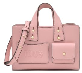 TOUS Bolso Bowling Pequeño Back to Basics Rosa Empolvado 2002373315
