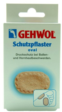Gehwol Schutzpflaster oval, 4er, Druckschutz