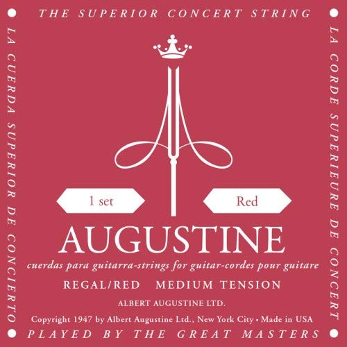 Estante Augustine Red – Cuerdas para guitarra de concierto