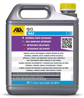 FILA Surface Care Solutions Nettoyant et nettoyant à base de solvant, coloré, 5 litres, 5 unités