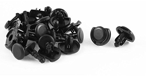 sourcingmap Voiture Trou de 7mm Rivets Plastiques Agrafe Clips Tige-Poussoir 15 Pcs | 15 pièces, pour garde-boue, pare-chocs, porte, autres surfaces de voiture, non OEM, accessoires uniquement