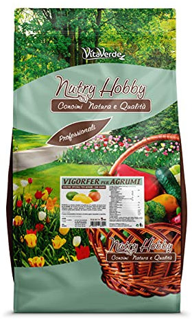 VIGORFER AGRUMI, concime granulare per agrumi con guano, kg 5, Vitaverde