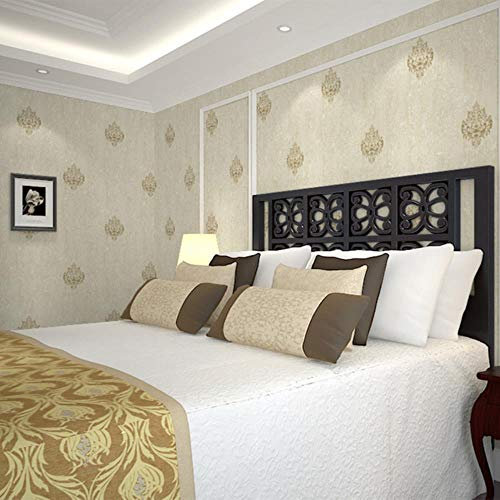 Papel tapiz de tela textil sin costuras 3D Formaldehído Dormitorio libre Sala de estar Decoración de villa Revestimiento de paredes Garantía de 10 años, 7705-4,3mX0.33m