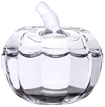 Bonbonglas mit Deckel Glasdose Süßigkeiten Glas Vorratsdosen Halloween Kürbis Deko Gewürzgläser Vorratsbehälter Glasbehälter für Tee Gewürz Lebensmittel Schmuck Aufbewahrung