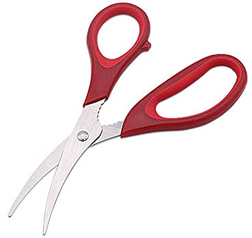 Tijeras artesanales Cocina doméstica Tijeras multifuncionales de, pelar camarones, terminar mariscos, cortar pescado, cortar carne, cortar verduras Tijeras