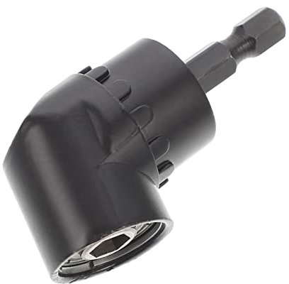 Veemoon Adaptador Para Taladro Ángulo De Grados Con Punta De Acero De Aleación De Vanadio Magnético Para Espacios Estrechos y Uso Doméstico y Profesional