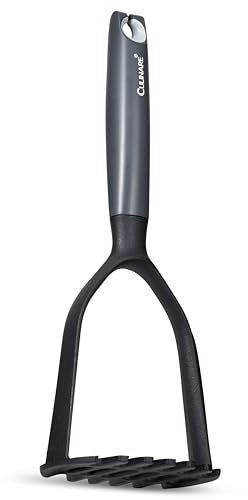 Culinare Potato Masher, Plastic, Does Not Scratch Non-Stick Cookware, Heat Resistant, Make Easy and Smooth Mash, Vegetable Ricer, Dishwasher Safe