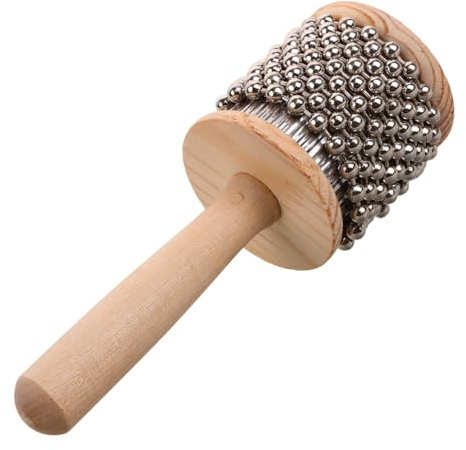 BESPORTBLE Cabasa De Madera Para Percusión Instrumento Cabasa Pequeño Portátil De Mano