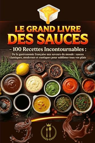Le Grand Livre des Sauces – 100 Recettes Incontournables: De la gastronomie française aux saveurs du monde : sauces classiques, modernes et exotiques pour sublimer tous vos plats