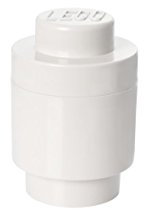 LEGO Round Storage Box 1, White