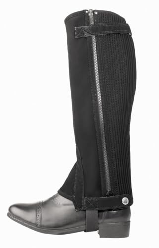 United Sportproducts Germany USG Usg Jodhpur Mini Chaps Siena für Erwachsene, Schwarz, Weiter Schnitt XL, 11550004-100-212-306 Mixte, Noir