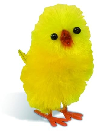 Rubies Pollito Amarillo Pascua, 3 centímetros, Paquete de 84 Unidades, Decoración Pascua, Figura Pollitos, La Mona