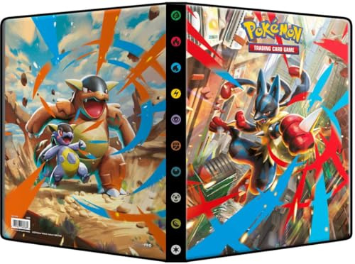 Ultra Pro Porte-cartes 9 poches – Carmesin & Pourpre : Mega Développement | Album de cartes à collectionner pour jusqu'à 180 cartes | Accessoires officiels de cartes à collectionner