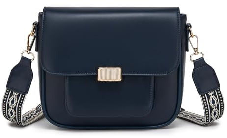 Miss Lulu Sac Bandoulière pour Femme Sacs Bandoulière Petits Sacs à Main pour Voyage Sac Épaule avec Sangle Grande Réglable Cuir PU Vintage