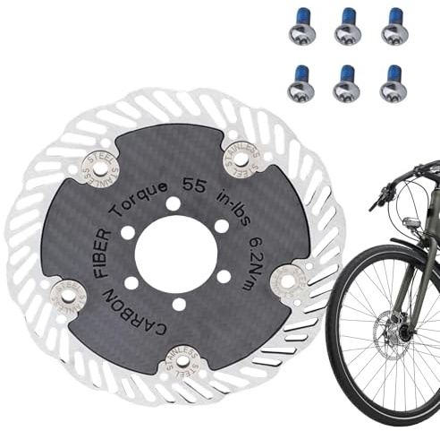 Cykelbromsskiva - lätt kolfiber, bromsskivor för landsvägscykel - för män, kvinnor, tonåringar, idrottare, familj, vänner och resor